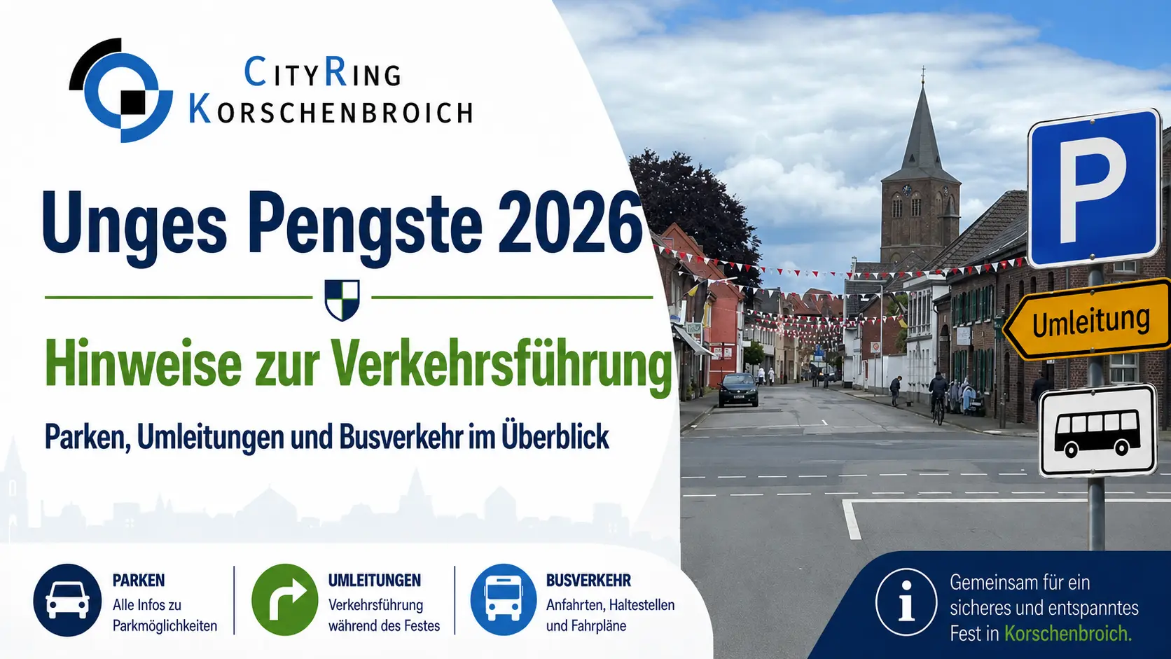 Parken in Korschenbroich während Unges Pengste